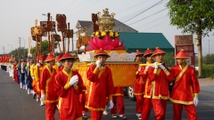 Hà Tĩnh: Lễ rước Phật, khai mạc mùa Phật đản 2023, khánh thành chùa Triều Sơn